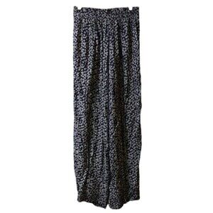 Maxou Floral Vintage Wide-Leg Flow Pant Medium Boho Breezy Garden Print